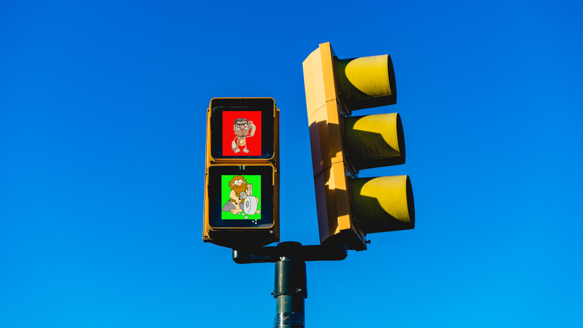 Bruk evolusjonens trafikklys for å styre din primitive hjerne
